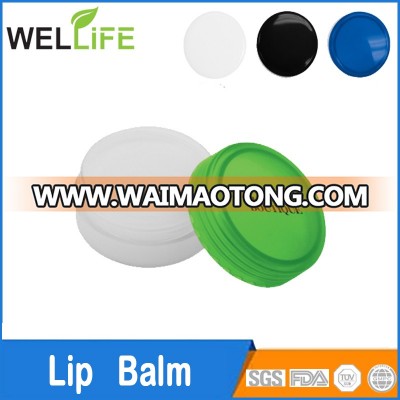 2018 factory sales oem makeup round lip balm