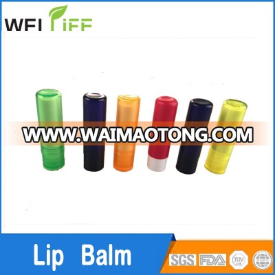 Promotional clear lip balm container tube