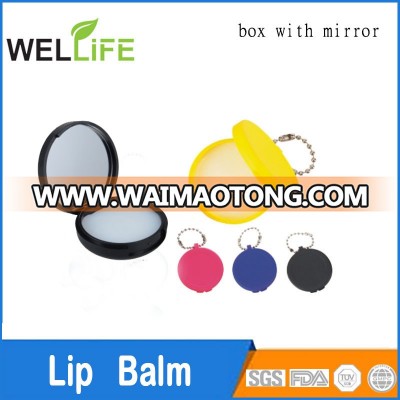 2018 factory sales round makeup lip balm